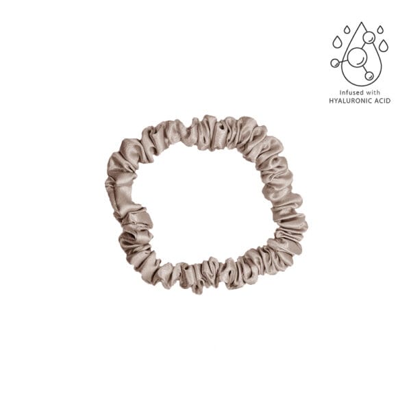 Zīda Matu Gumija Ar Hialuronskābi - Smilšu - S