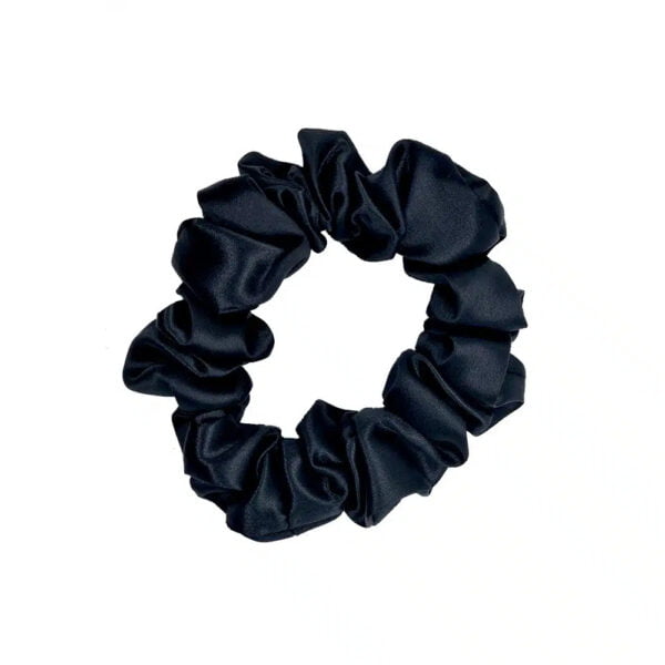 Lux Zīda Matu Gumija - Melna - M