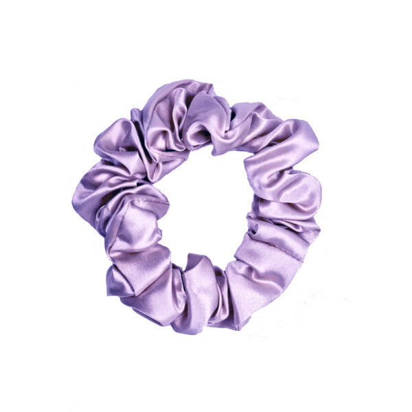 Lux Zīda Matu Gumija - Lavanda - M
