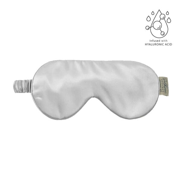 Zīda Acu Maska Ar Hialuronskābi – Sudraba