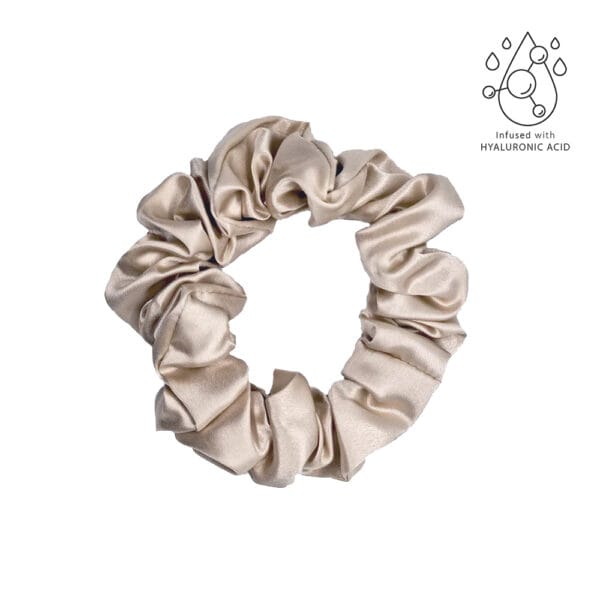 Zīda Matu Gumija Ar Hialuronskābi - Smilšu - M